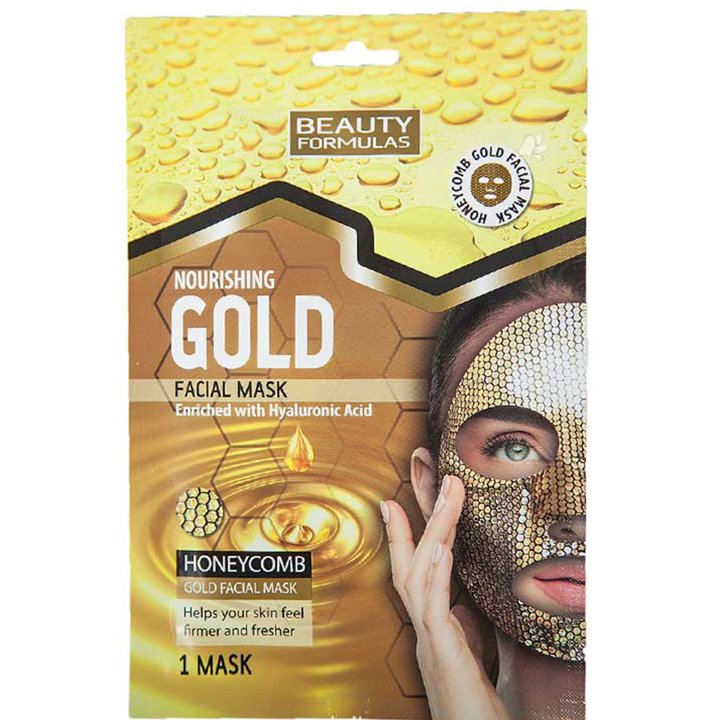 Beauty Formulas Nourishing Facial Mask Gold