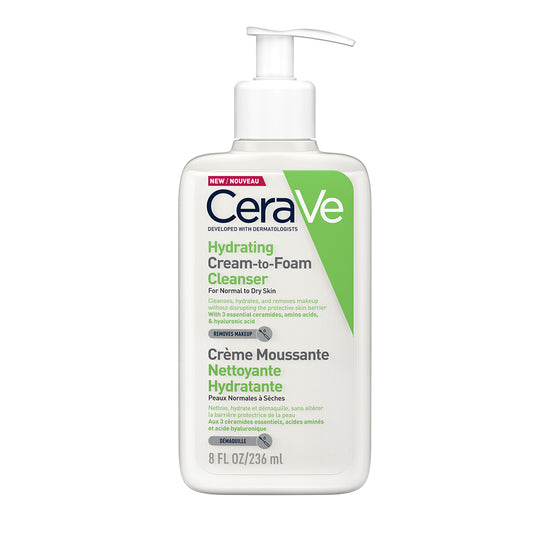 Cerave Hydrating Cream to Foam Cleanser  ( Normal to Dry)