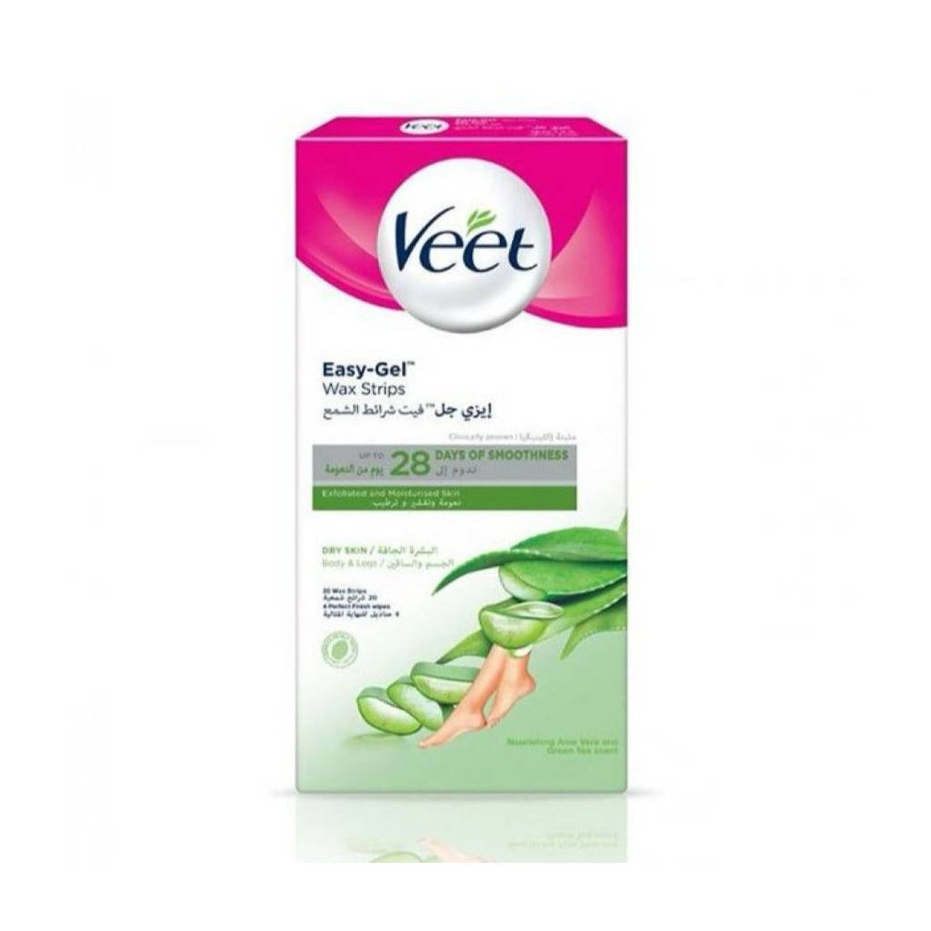 Veet Easy Gel Wax Strips (Dry Skin) 20 Strips