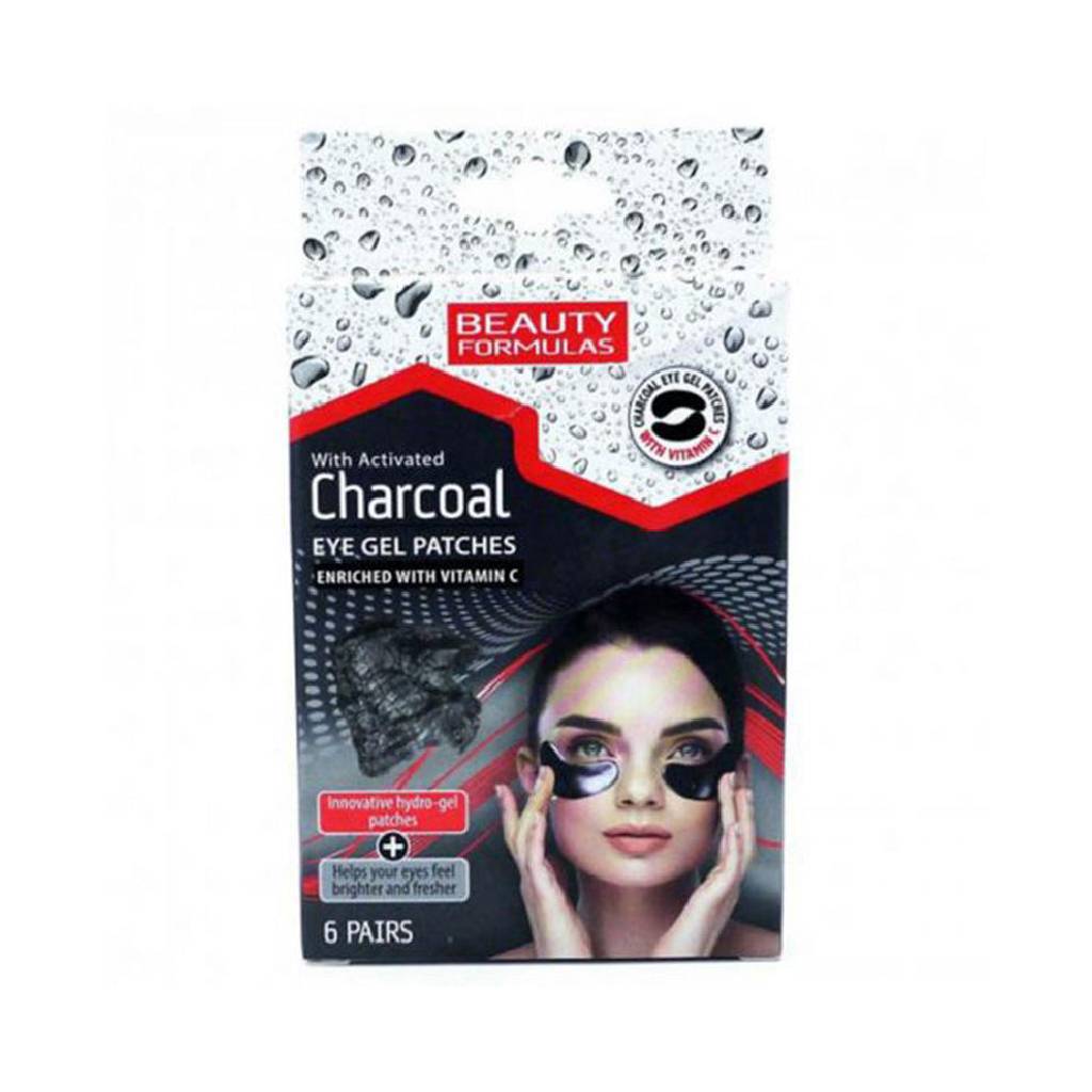 Beauty Formulas Charcoal Eye Gel 6 Pairs