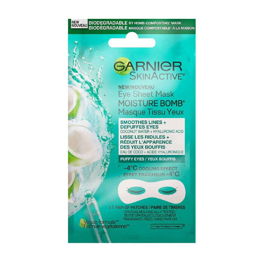 Garnier Moisture Bomb Energizing Eye Sheet Mask