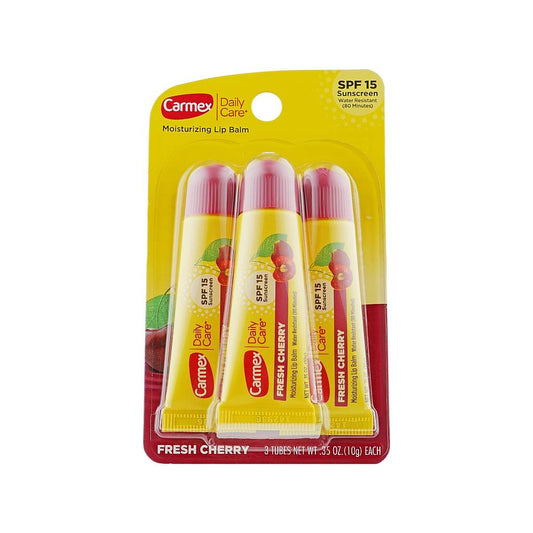 Carmex Daily Care Moisturizing Lip Balm Spf 15 - Fresh Cherry SET